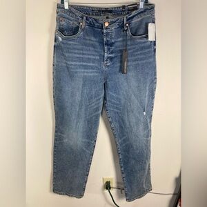 See Thru Soul Jeans High Rise Relaxed Straight Size 34